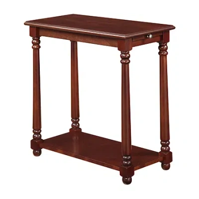 Asstd National Brand French Country Regent Chairside End Table In Brown
