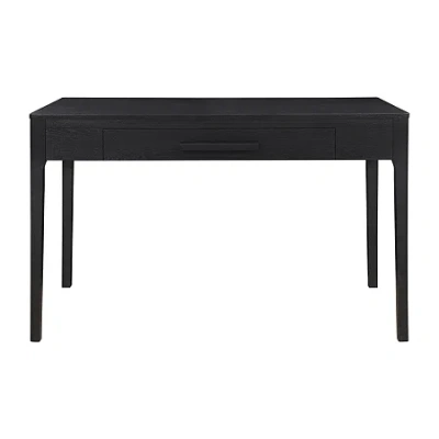 Asstd National Brand Friel Midcentury Modern Style Desk In Black