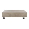 Asstd National Brand Gargon Patio Collection Weather Resistant Concrete Coffee Table In Gray