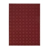 Asstd National Brand Garland Sparta Geometric Stain Resistant Indoor Rectangular Area Rug In Red