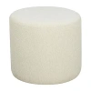 Asstd National Brand Garrett Upholstered Ottoman In White