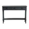 Asstd National Brand Garvey Living Room Collection 3-drawer Console Table In Gray