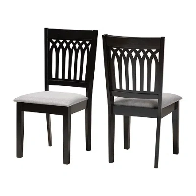 Asstd National Brand Genesis 2-pc. Dining Chair In Black