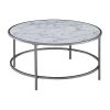Asstd National Brand Gold Coast Living Room Collection Coffee Table In Silver