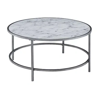 Asstd National Brand Gold Coast Living Room Collection Coffee Table In Silver