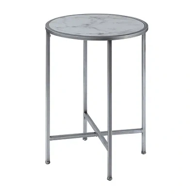 Asstd National Brand Gold Coast Living Room Collection End Table In Silver