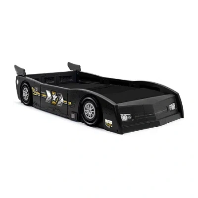 Asstd National Brand Grand Prix Toddler To Twin Bed In Black