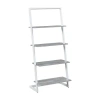 Asstd National Brand Graystone Office And Library Collection 4-shelf Bookcase In White