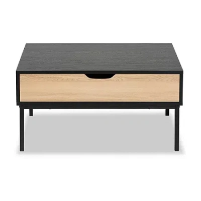 Asstd National Brand Haben 1-drawer Coffee Table In Black