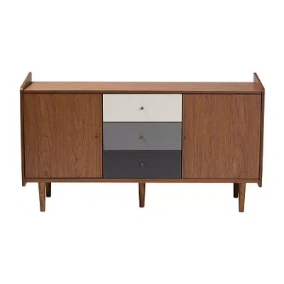 Asstd National Brand Halden Dining Room Collection Sideboard In Brown