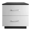 Asstd National Brand Hamilton Bedroom Collection 2-drawer Nightstand In Black
