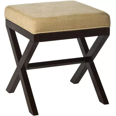Asstd National Brand Hammond Vanity Stool In Brown