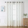 Asstd National Brand Harlow Grommet Top Light-filtering Set Of 2 Curtain Panel In Sand
