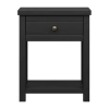 Asstd National Brand Harmony Storage 1-drawer Console Table In Black