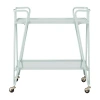 Asstd National Brand Hera Glass-top Bar Cart In Green