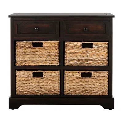 Asstd National Brand Herman 6-drawer Chest In Brown