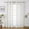 Asstd National Brand Hoboken Grommet Top Sheer Set Of 2 Curtain Panel In Sand