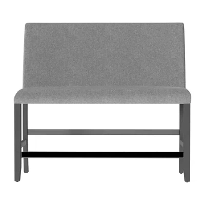 Asstd National Brand Home Point Bilbao Bench In Gray