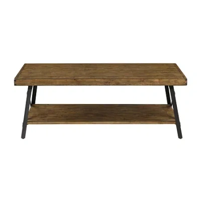 Asstd National Brand Home Point Campton Coffee Table In Brown