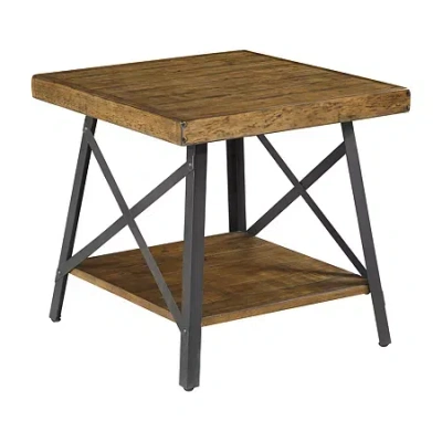 Asstd National Brand Home Point Campton End Table In Brown