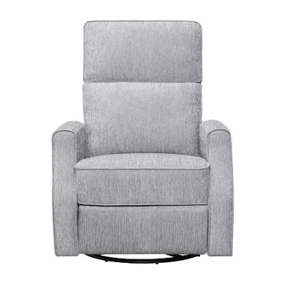 Asstd National Brand Home Point Nora Track-arm Recliner In Gray