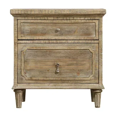 Asstd National Brand Home Point Sartosa 2-drawer Nightstand In Brown