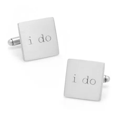 Asstd National Brand I Do Cuff Links In Silver