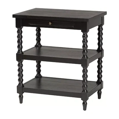 Asstd National Brand Imogene End Table In Black