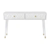 Asstd National Brand Imperial 2-drawer Console Table In White