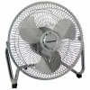 Asstd National Brand Impress 9-inch All Metal High Velocity Fan- Silver Finish In Silver