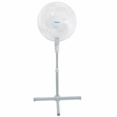 Asstd National Brand Impress Handi-fan 16 Inch Oscillating Stand Fan- White