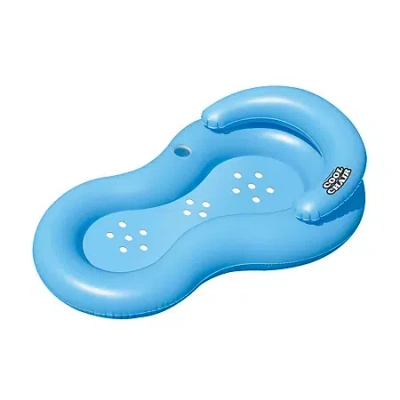 Asstd National Brand Inflatable Chair Lounge Chair With Holes Pool Float In Blue