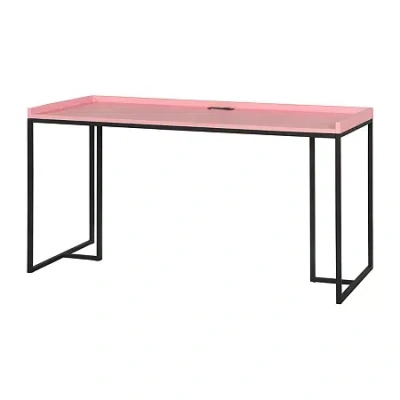 Asstd National Brand Ingrid Office Collection Writing Desk In Pink