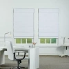 Asstd National Brand Insulating Energy Saving Cordless Blackout Roman Shade In White