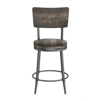 Asstd National Brand Jennings Counter Height Swivel Bar Stool In Gray