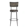 Asstd National Brand Jennings Swivel Bar Stool In Gray