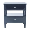 Asstd National Brand Jenson 2-drawer Nightstand In Blue