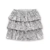 Asstd National Brand Jingle Ball Little & Big Kid Girls Mid Rise Flared Skirt In Silver