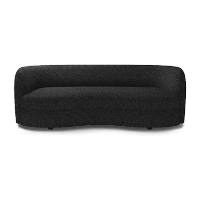 Asstd National Brand Julia Track-arm Sofa In Black