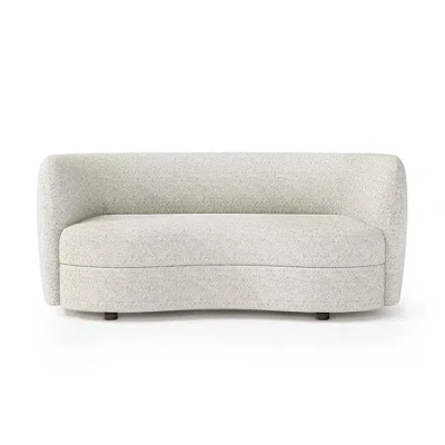 Asstd National Brand Julia Track-arm Upholstered Loveseat In White