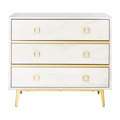 Asstd National Brand Katia 3-drawer Chest In White
