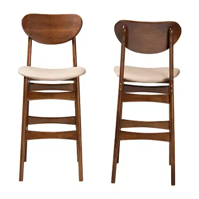 Asstd National Brand Katya Kitchen Collection 2-pc. Bar Stool In Brown