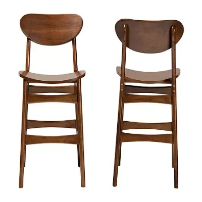 Asstd National Brand Katya Kitchen Collection 2-pc. Bar Stool In Brown