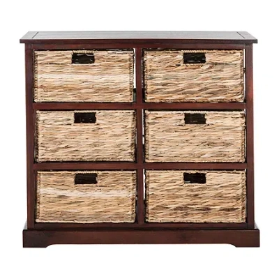 Asstd National Brand Keenan 6-drawer Chest In Brown