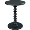 Asstd National Brand Kendall Pedestal Accent Table In Black