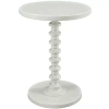 Asstd National Brand Kendall Pedestal Accent Table In White