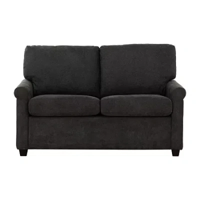 Asstd National Brand Kensington Roll-arm Sleeper Sofa In Gray
