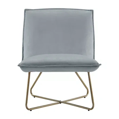 Asstd National Brand Kincaid Armless Slipper Chair In Gray