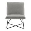 Asstd National Brand Kincaid Sherpa Accent Chair In Gray