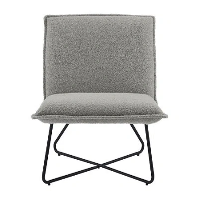 Asstd National Brand Kincaid Sherpa Accent Chair In Gray